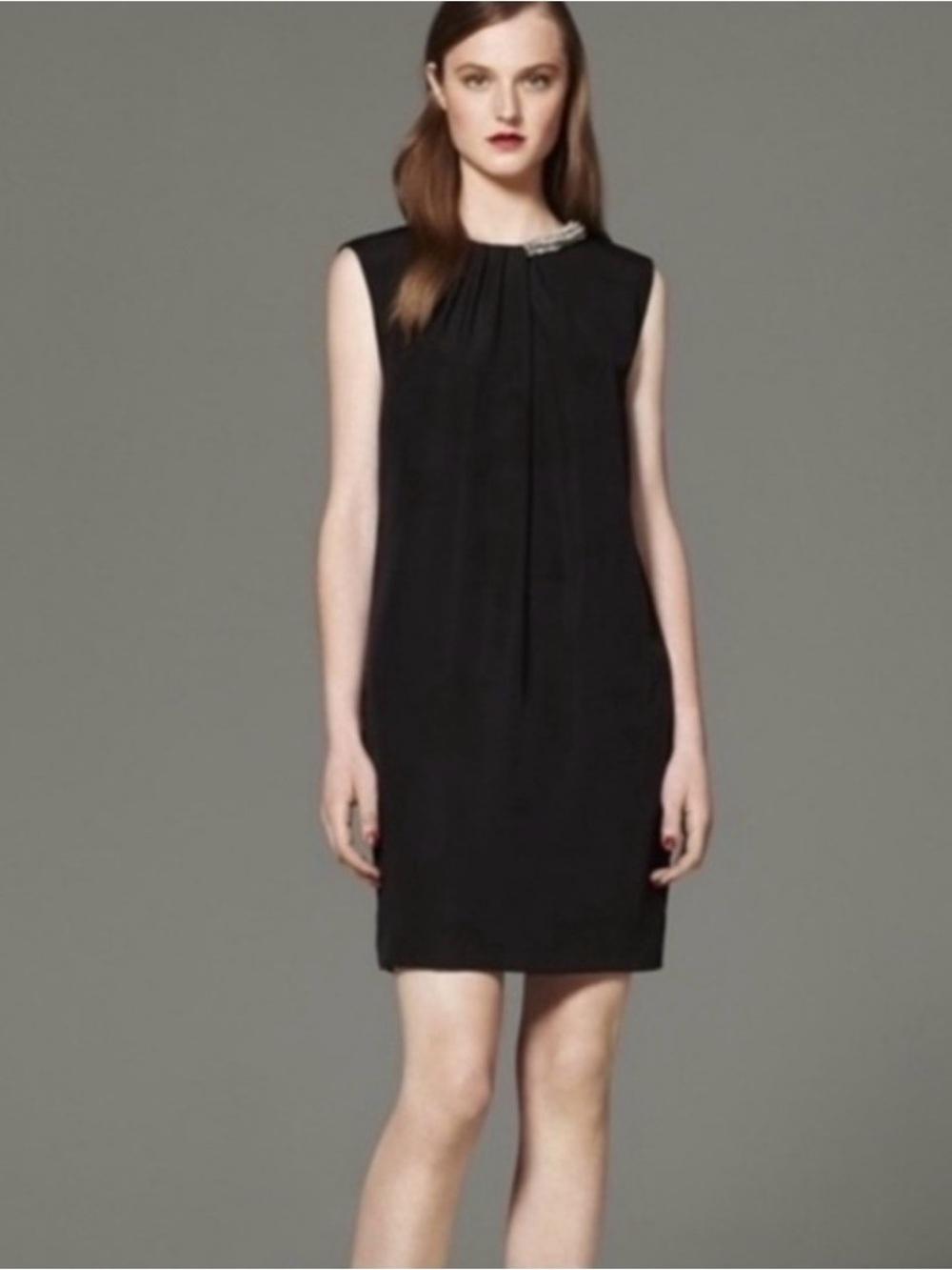3.1 Phillip‎ Lim x Target Sleeveless Cocktail Dress Beaded Neckline Size S Black